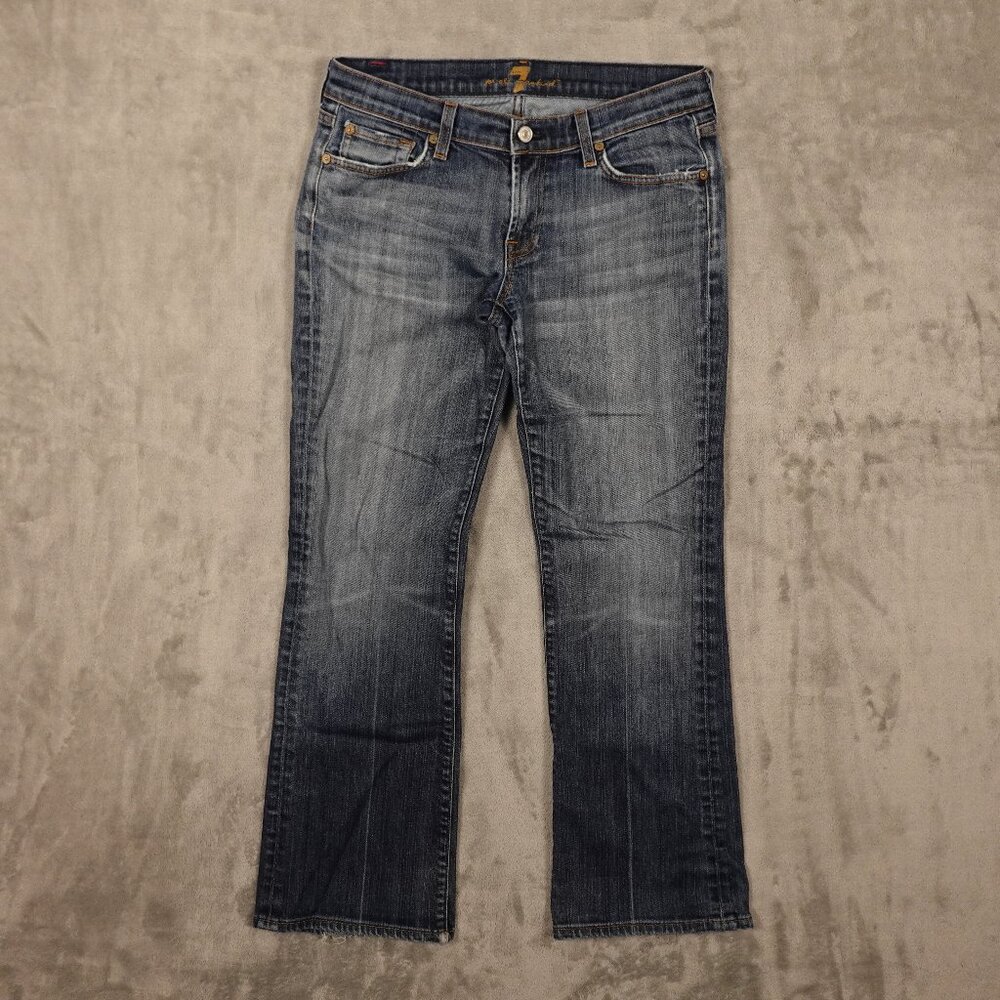 7 for all Mankind Jeans Bootcut women's 29 blue denim